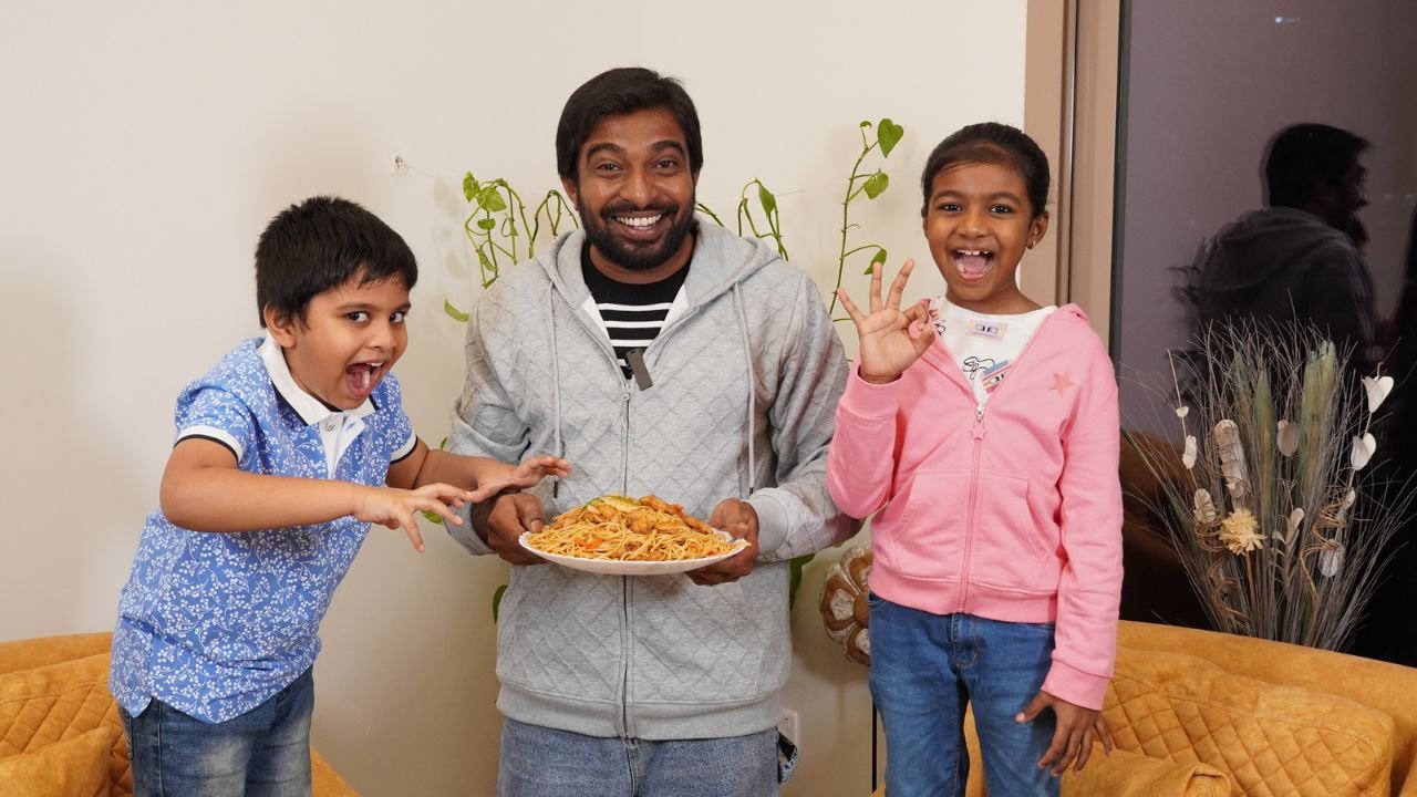Jabbar Bhai Recipe Jabbar Bhai with children