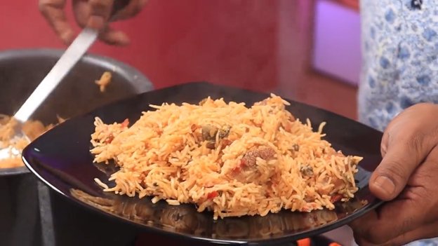 jabbar bhai mutton biryani serving jabbar bhai