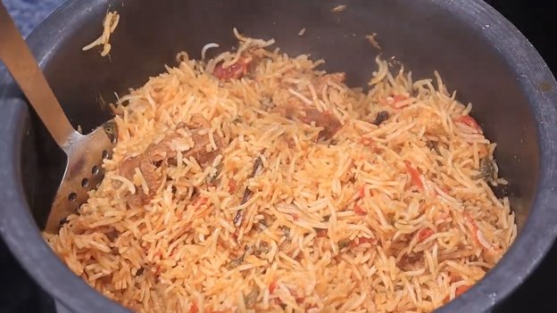 jabbar bhai mutton biryani serving jabbar bhai